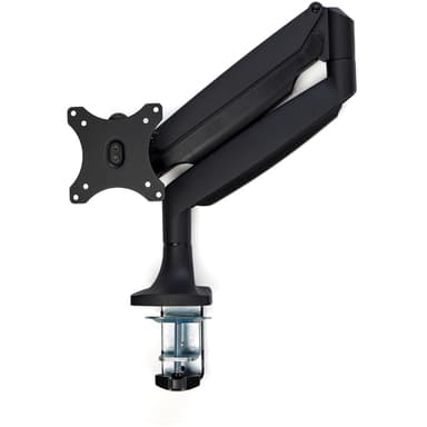 StarTech.com Desk Mount Monitor Arm - Heavy Duty Ergonomic VESA Monitor Arm - Single 32" (19.8lb/9kg) Display - Full Motion, Height Adjustable, Articulating - Aluminum - C-Clamp/Grommet- Black view 7