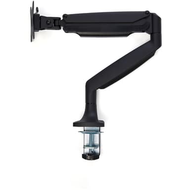 StarTech.com Desk Mount Monitor Arm - Heavy Duty Ergonomic VESA Monitor Arm - Single 32" (19.8lb/9kg) Display - Full Motion, Height Adjustable, Articulating - Aluminum - C-Clamp/Grommet- Black view 3