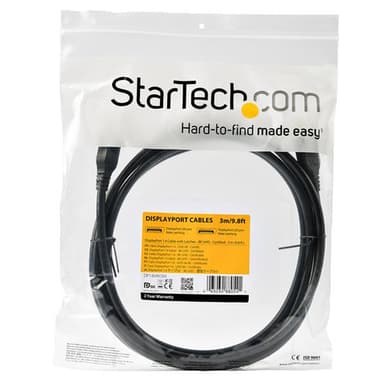 StarTech.com 10ft (3m) VESA Certified DisplayPort 1.4 Cable, 8K 60Hz HBR3 HDR, UHD DisplayPort to DisplayPort Monitor Cord, Ultra HD 4K 120Hz DP 1.4 Video Cable M/M DP Connector view 4