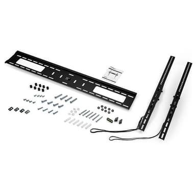 StarTech.com TV Wall Mount supports 60-100 inch VESA Displays (165lb/75kg) - Heavy Duty Tilting Universal TV Wall Mount - Adjustable Mounting Bracket for Large Flat Screens - Low Profile view 9
