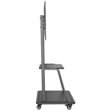 Manhattan Trolley Mount Stand for TV & Monitors, For screens 37" to 100", VESA compatibility: all between 200x200 to 800x600mm - check the dimensions of the four mounting holes on back of screen to ensure it fits, Max 150kg, Black, LFD, Stand, Bracket view 4