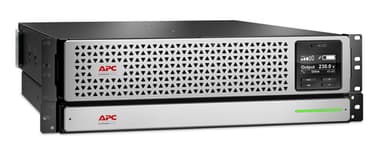 APC Smart-UPS On-Line, 1000VA, Rackmount 3U, 230V, 8x C13 IEC outlets, SmartSlot, Extended runtime, W/ rail kit, W/ Lithium-ion external battery view 1