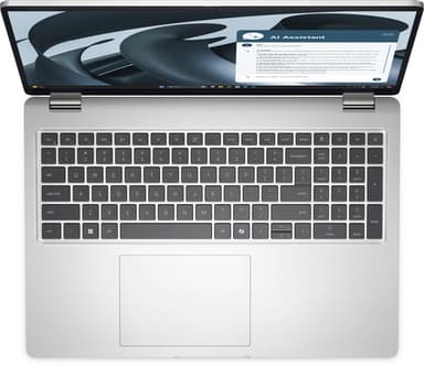 DELL Pro 16 Plus PB16255 Copilot+ PC AMD Ryzen AI 5 PRO PRO 340 Laptop 40.6 cm (16") Full HD+ 16 GB LPDDR5x-SDRAM 512 GB SSD Wi-Fi 7 (802.11be) Windows 11 Pro Platinum, Silver UK English view 3