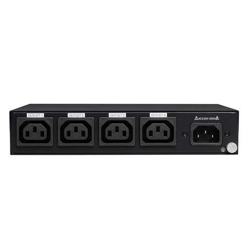 Lindy 32622 power distribution unit (PDU) 4 AC outlet(s) 1U Black