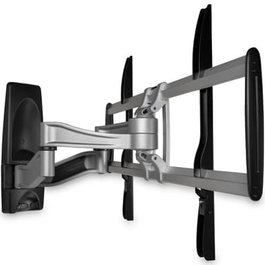 StarTech.com Full Motion TV Wall Mount - Heavy Duty Articulating TV Wall Mount Bracket for 32" to 75" (165lb/75kg) VESA Display - Universal Adjustable Tilt/Swivel Flat Screen Arm - Silver - TAA view 7