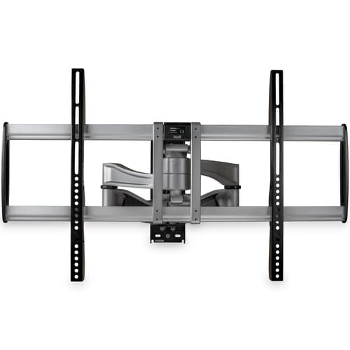 StarTech.com Full Motion TV Wall Mount - Heavy Duty Articulating TV Wall Mount Bracket for 32" to 75" (165lb/75kg) VESA Display - Universal Adjustable Tilt/Swivel Flat Screen Arm - Silver - TAA