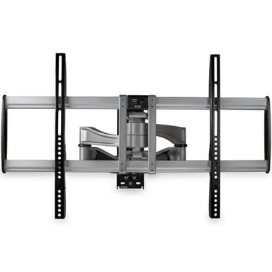 StarTech.com Full Motion TV Wall Mount - Heavy Duty Articulating TV Wall Mount Bracket for 32" to 75" (165lb/75kg) VESA Display - Universal Adjustable Tilt/Swivel Flat Screen Arm - Silver - TAA view 1