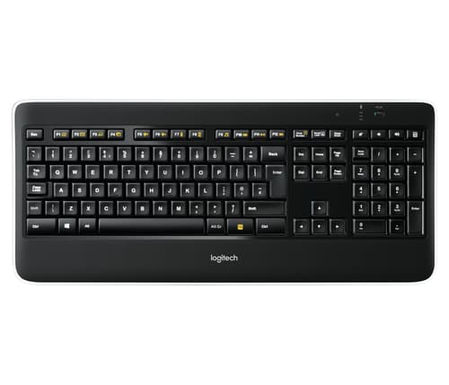 Logitech Wireless Illuminated K800 keyboard Office RF Wireless QWERTY Italian Black