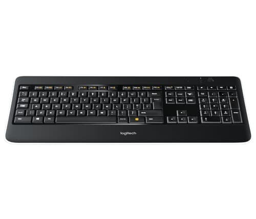 Logitech Wireless Illuminated K800 keyboard Office RF Wireless QWERTY Italian Black