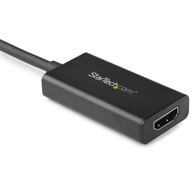 StarTech.com DisplayPort to HDMI Adapter - 4K 60Hz HDR10 Active DisplayPort 1.4 to HDMI 2.0b Video Converter - 4K DP to HDMI Adapter Dongle for Monitor/Display/TV - Latching DP Connector view 2