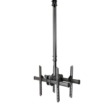 StarTech.com Dual TV Ceiling Mount - Back-to-Back Heavy Duty Hanging Dual Screen Mount with Adjustable Telescopic Pole - Tilt/Swivel/Rotate - VESA Bracket for 32”-75" Displays view 1