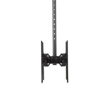 StarTech.com Dual TV Ceiling Mount - Back-to-Back Heavy Duty Hanging Dual Screen Mount with Adjustable Telescopic Pole - Tilt/Swivel/Rotate - VESA Bracket for 32”-75" Displays view 2