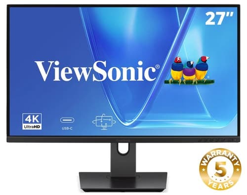 Viewsonic VG Series 27” 4K UHD USB-C Monitor with Dual Speakers