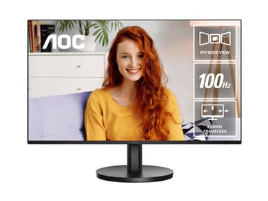 AOC B3 24B3HA2/75 computer monitor 60.5 cm (23.8") 1920 x 1080 pixels Black view 1