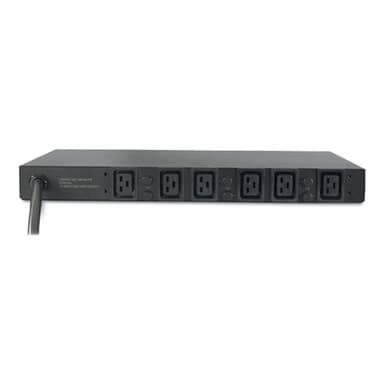 APC Rack PDU, Basic, 1U, 14.4kW, 208V, (6) C19 view 8