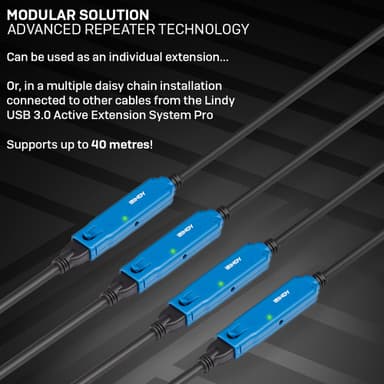 Lindy 30m USB 3.0 Active Extension Pro view 6