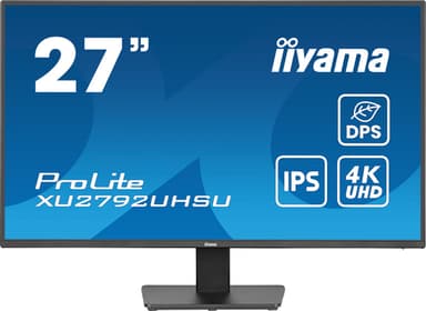 iiyama ProLite XU2792UHSU-B6 computer monitor 68.6 cm (27") 3840 x 2160 pixels 4K Ultra HD LED Black view 2
