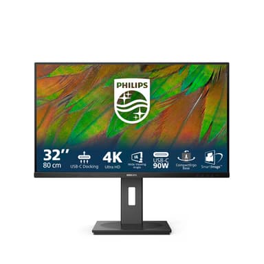 Philips 3000 series 32B1U3900/00 computer monitor 80 cm (31.5") 3840 x 2160 pixels 4K Ultra HD LCD Black view 1