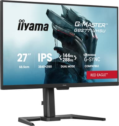 iiyama G-MASTER GB2771UHSU-B1 computer monitor 68.6 cm (27") 3840 x 2160 pixels 4K Ultra HD LED Black view 3