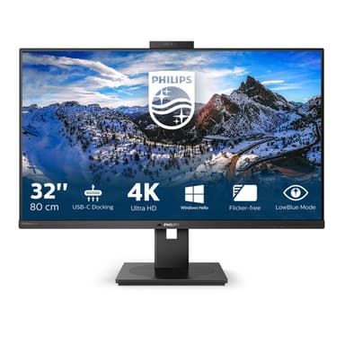 Philips P Line 329P1H/00 computer monitor 80 cm (31.5") 3840 x 2160 pixels 4K Ultra HD LED Black view 1