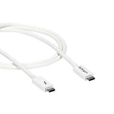 StarTech.com 3.3ft (1m) Thunderbolt 3 Cable, 20Gbps, 100W PD, 4K, Thunderbolt Certified, Compatible with Thunderbolt 4/USB 3.2/DisplayPort view 4