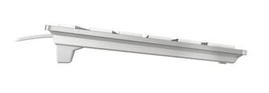 CHERRY KC 6000 SLIM FOR MAC Corded Keyboard, Silver/White, USB (QWERTY - UK) view 5