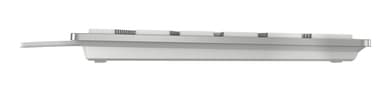 CHERRY KC 6000 SLIM FOR MAC Corded Keyboard, Silver/White, USB (QWERTY - UK) view 4