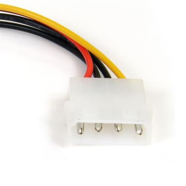StarTech.com 6in 4 Pin LP4 to Right Angle SATA Power Cable Adapter view 2