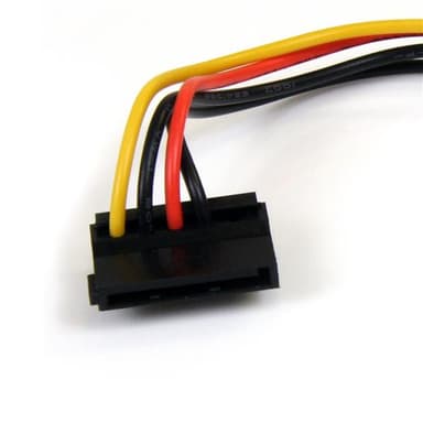 StarTech.com 6in 4 Pin LP4 to Right Angle SATA Power Cable Adapter view 3