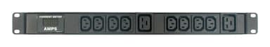 Vertiv EGVHVRAN102-102I82PS6-IP44 power distribution unit (PDU) 10 AC outlet(s) Black view 1