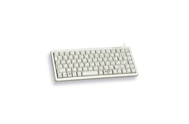 CHERRY G84-4100 COMPACT KEYBOARD Corded, USB/PS2, Light Grey, (QWERTY - UK) view 3