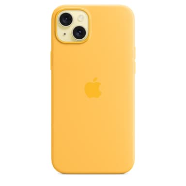 Apple iPhone 15 Plus Silicone Case with MagSafe - Sunshine view 3