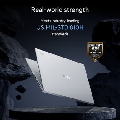 ASUS Chromebook Plus Enterprise CB54 CB5403CMA-QM0909 Intel Core Ultra 5 115U 35.6 cm (14") Touchscreen WQXGA 16 GB LPDDR5x-SDRAM 256 GB SSD Wi-Fi 6E (802.11ax) ChromeOS Silver view 9