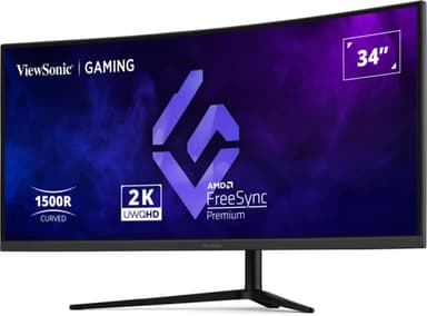Viewsonic VX3418C-2K computer monitor 86.4 cm (34") 3440 x 1440 pixels UltraWide Quad HD Black view 5