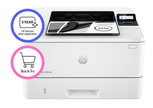 HP LaserJet Pro 4002dw Printer 1200 x 1200 DPI A4 Wi-Fi