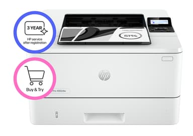 HP LaserJet Pro 4002dw Printer 1200 x 1200 DPI A4 Wi-Fi view 2