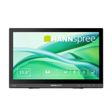 Hannspree HT165HPB computer monitor 39.6 cm (15.6") 1920 x 1080 pixels Full HD LCD Touchscreen Black view 2