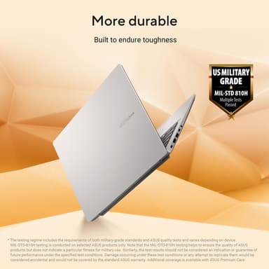ASUS Vivobook 14 M1407KA-LY134W Copilot+ PC AMD Ryzen™ AI 5 330 Laptop 35.6 cm (14") WUXGA 16 GB DDR5-SDRAM 512 GB SSD Wi-Fi 6 (802.11ax) Windows 11 Home Blue view 15