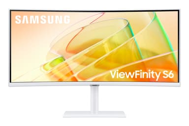 Samsung LS34C650TAU Computer Monitor 86.4 cm (34") 3440 x 1440 pixels 4K Ultra HD LED White view 1