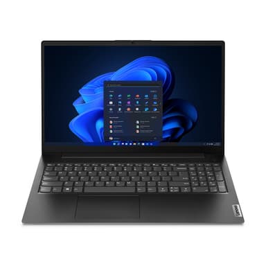 Lenovo V15 G4 AMN AMD Ryzen™ 5 7520U Laptop 39.6 cm (15.6") Full HD 16 GB LPDDR5-SDRAM 256 GB SSD Wi-Fi 5 (802.11ac) Windows 11 Pro Black QWERTY UK English view 1