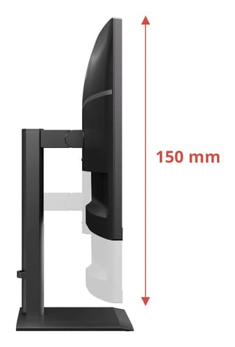 AOC E4 U27E4CV computer monitor 68.6 cm (27") 3840 x 2160 pixels 4K Ultra HD LED Black view 4
