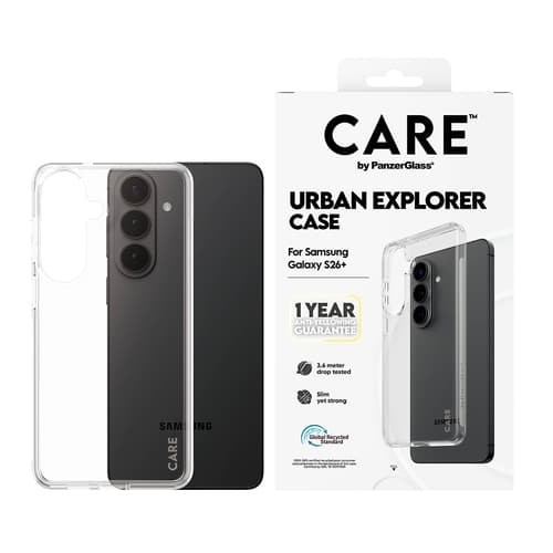 PanzerGlass CARE™ by ® Urban Explorer Case Transparent Samsung Galaxy S26+