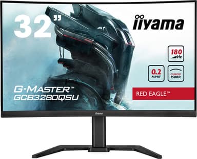 iiyama G-MASTER GCB3280QSU-B2 computer monitor 80 cm (31.5") 2560 x 1440 pixels Dual QHD LED Black view 2