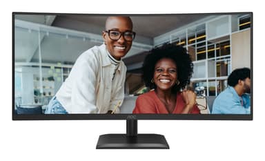 AOC E4 CU34E4CV computer monitor 86.4 cm (34") 3440 x 1440 pixels UltraWide Quad HD LCD Black view 6