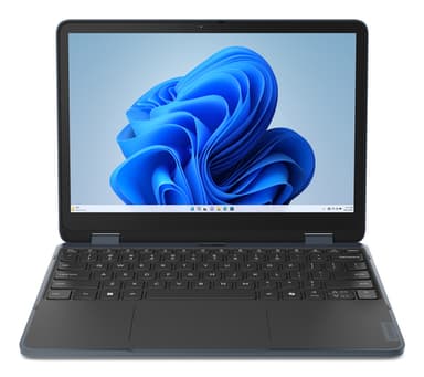 Lenovo 500w 2-in-1 Gen 5 Intel® N N150 Hybrid (2-in-1) 31 cm (12.2") Touchscreen WUXGA 8 GB LPDDR5-SDRAM 128 GB SSD Wi-Fi 6E (802.11ax) Windows 11 Pro Grey English view 1