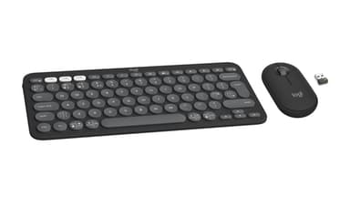 Logitech 920-012233 keyboard Mouse included Universal RF Wireless + Bluetooth QWERTY UK English Graphite view 3
