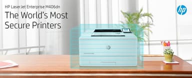 HP LaserJet Enterprise M406dn view 18