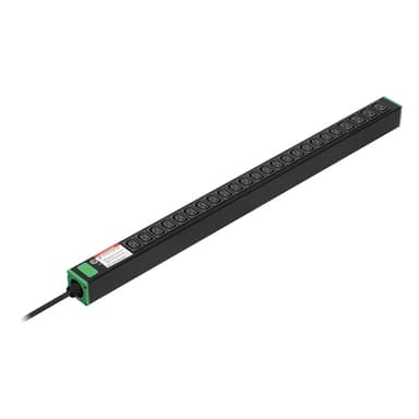 APC Easy Rack PDU, Basic, Vertical, 1 Phase, 3.7kW, 230V, 16A, 20 x C13 and 4 x C19 outlets, IEC60309 PLUG view 1