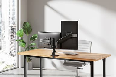 Neomounts DS65S-950BL2 Monitor arm 24-34" - gas spring - Topfix - multi-adjustable - 180°-stop view 19