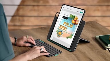 Logitech Flip Folio QWERTY Bluetooth Graphite — 920-013387 view 3